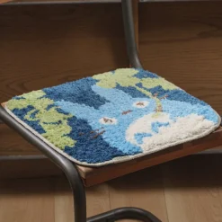Mobilier|Maison Ghibli Coussin de chaise Totoro Bleu - Mon VoisinTotoro