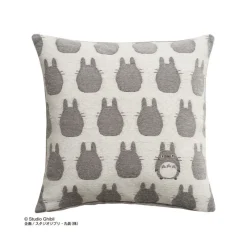 Mobilier|Maison Ghibli Coussin Silhouette Totoro Gris - Mon Voisin Totoro