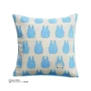 Mobilier|Maison Ghibli Coussin Silhouette Totoro Bleu - Mon Voisin Totoro
