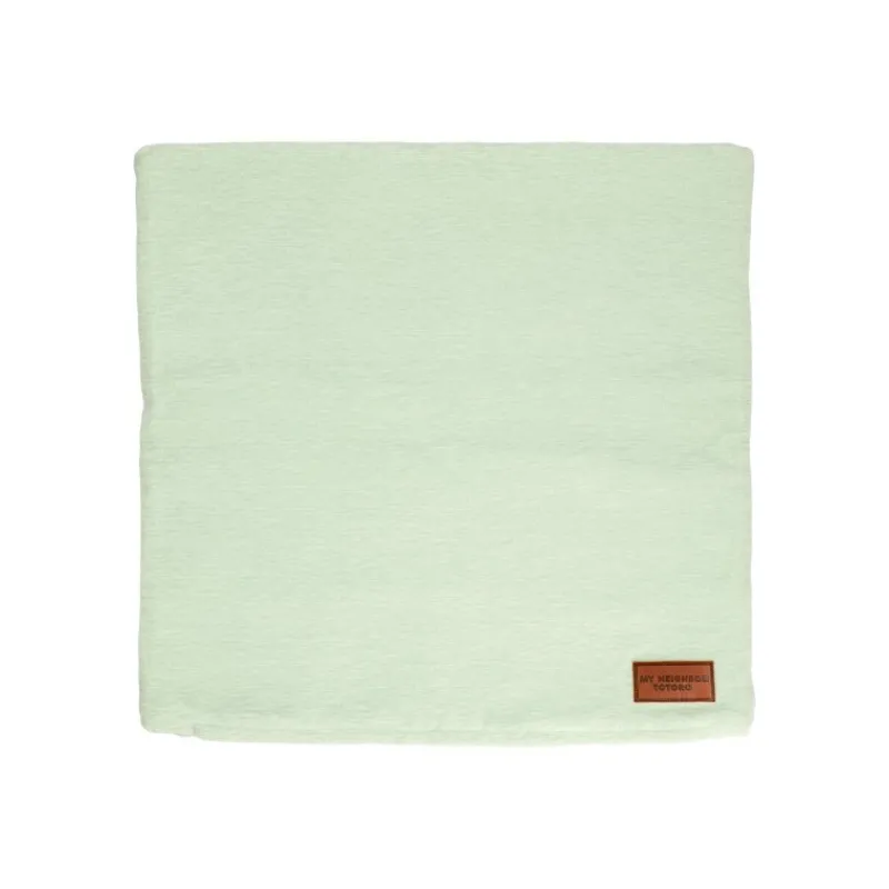 Mobilier|Maison Ghibli Coussin Totoro Feuilles Bleues et Vertes 45x45 cm - Mon Voisin Totoro