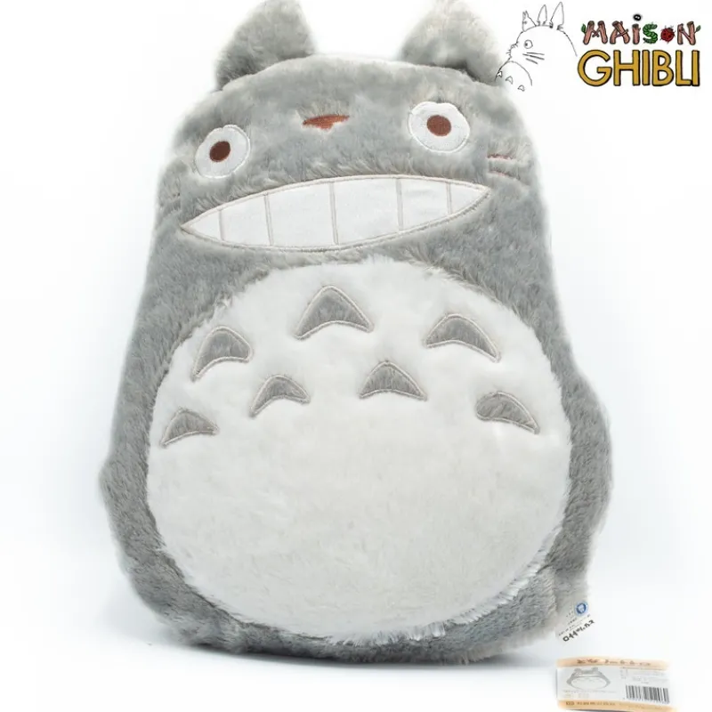 Coussins|Maison Ghibli Coussin Totoro Gris - Mon Voisin Totoro