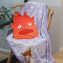 Linge De Maison|Maison Ghibli Couverture coussin Calcifer - Le Château ambulant
