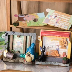 Décoration|Maison Ghibli Diorama Cadre Jiji Boulangerie - Kiki la petite sorcière
