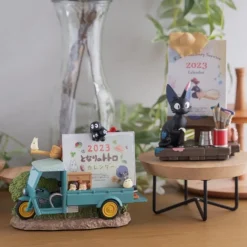 Décoration|Maison Ghibli Diorama Jiji Chevalet et calendrier - Kiki la petite sorcière
