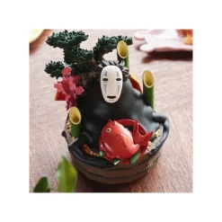 Décoration|Maison Ghibli Diorama No Face Bassine d’or et bambous - Le Voyage de Chihiro