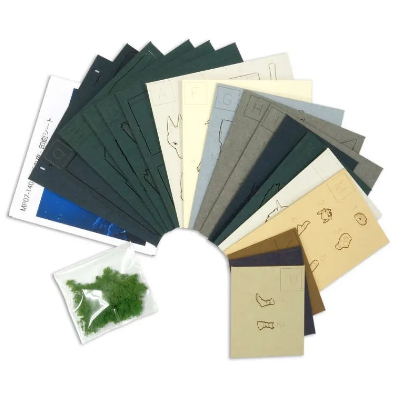 Loisirs Créatifs|Maison Ghibli Diorama papier San et Moro sur un rocher -Princesse Mononoké