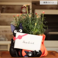 Décoration|Maison Ghibli Diorama Planter Jiji et sacoche - Kiki la petite sorcière