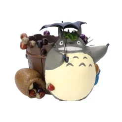 Décoration|Maison Ghibli Diorama Planter Tonneau de tous les Totoro - Mon Voisin Totoro