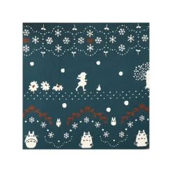 Textile|Maison Ghibli Etole Avec Boutons Totoro Dans La Neige - Mon Voisin Totoro