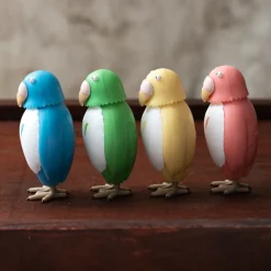 Jouets|Maison Ghibli Figurine Bobble head Perruche Jaune - Le Garçon et le Héron