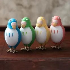 Jouets|Maison Ghibli Figurine Bobble head Perruche Bleue - Le Garçon et le Héron