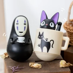 Jouets|Maison Ghibli Figurine Culbuto No face Pause café - Le Voyage de Chihiro