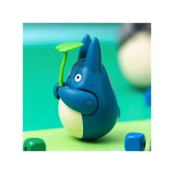Jouets|Maison Ghibli Figurine Culbuto Totoro Bleu avec feuille - Mon Voisin Totoro