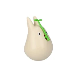 Jouets|Maison Ghibli Figurine Culbuto Totoro Blanc avec feuille - Mon Voisin Totoro