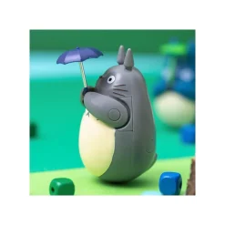 Jouets|Maison Ghibli Figurine Culbuto Totoro Gris Parapluie - Mon Voisin Totoro