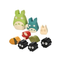 Jouets|Maison Ghibli Figurines en bois Totoro et Noiraudes - Mon Voisin Totoro