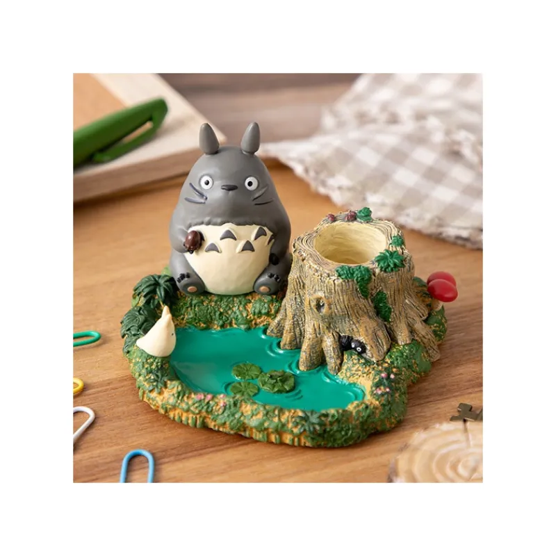 Boites À Bijoux|Maison Ghibli Figurines pot à crayon Totoro au bord de la marre - Mon Voisin Totoro