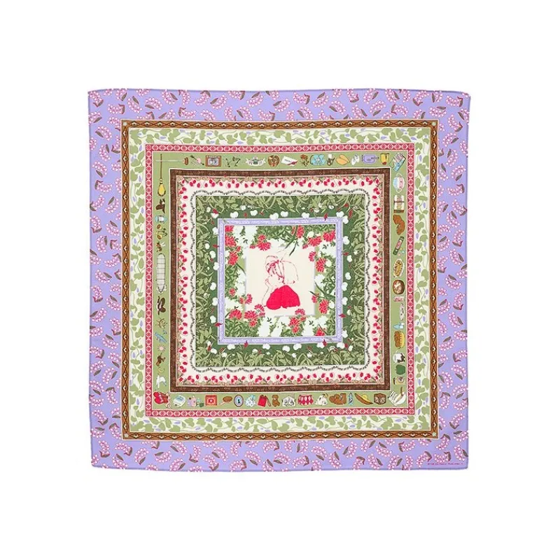 Textile|Maison Ghibli Grand mouchoir Le monde de Kiki - Kiki la petite sorcière