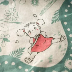 Textile|Maison Ghibli Grand mouchoir Mystérieuse rencontre 53x53 cm - Mon Voisin Totoro