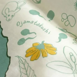 Textile|Maison Ghibli Grand mouchoir Mystérieuse rencontre 53x53 cm - Mon Voisin Totoro