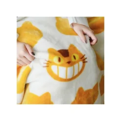 Linge De Maison|Maison Ghibli Grande couverture Silhouette Chatbus 200x140 cm - Mon Voisin Totoro