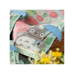 Linge De Maison|Maison Ghibli Grande Serviette Champs de Fleurs 60x120 cm - Mon Voisin Totoro