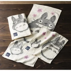 Linge De Maison|Maison Ghibli Grande Serviette Imabari Totoro Sakura 60x120 cm - Mon Voisin Totoro