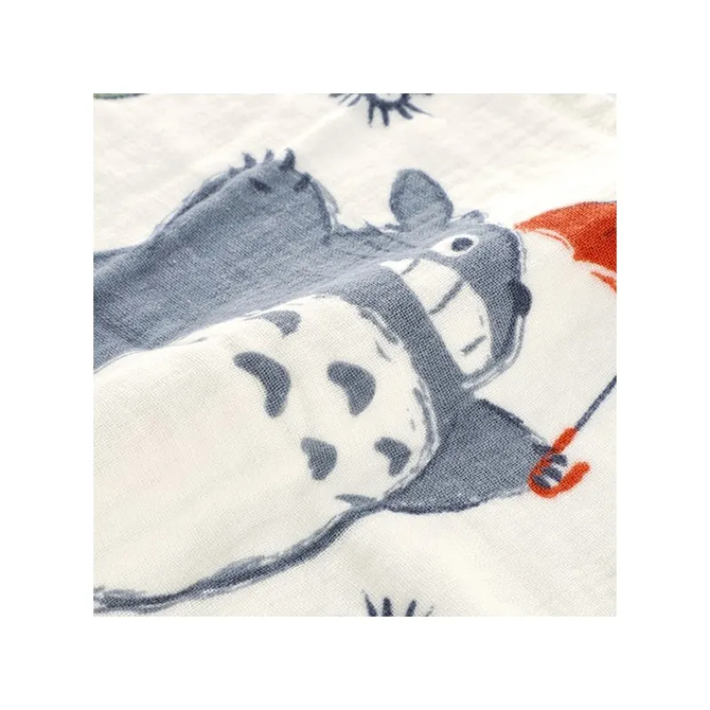 Linge De Maison|Maison Ghibli Grande Serviette Imabari Totoro Parapluie 60x120 cm - Mon Voisin Toto