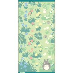 Linge De Maison|Maison Ghibli Grande Serviette Totoro & Papillon 60x120 cm - Mon Voisin Totoro