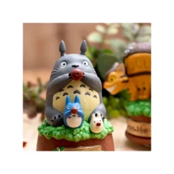 Boites À Musiques|Maison Ghibli Grande Statue Musicale Totoro joue de l’ocarina - Mon Voisin Totoro