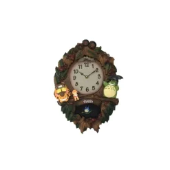 Décoration|Maison Ghibli Horloge à balancier Couronne de feuilles - Mon Voisin Totoro