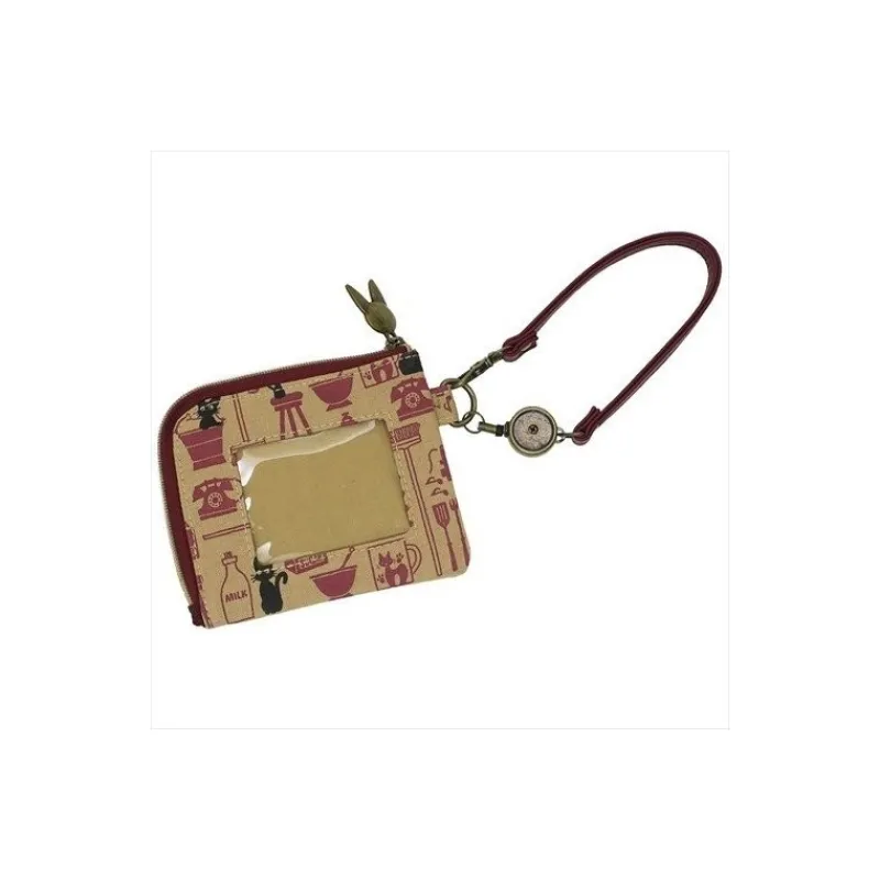 Accessoires|Maison Ghibli Kiki La Petite Sorciere Chocolate Pochette Avec Attache Bobine