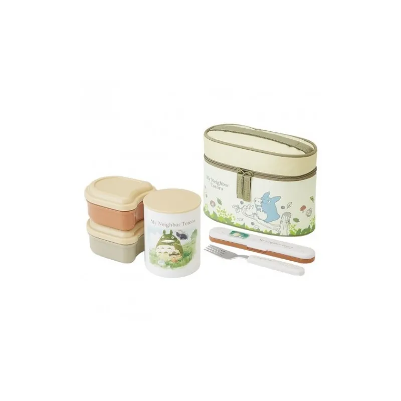 Cuisine Et Table|Maison Ghibli LUNCH BAG 3 BOITES ISOTHERMEET ACCESSOIRES-MON VOISIN TOTORO