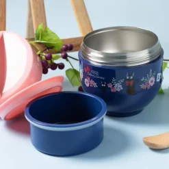Cuisine Et Table|Maison Ghibli Lunch box Isotherme 220ml Bouquet de fleurs - Kiki la petite sorcière