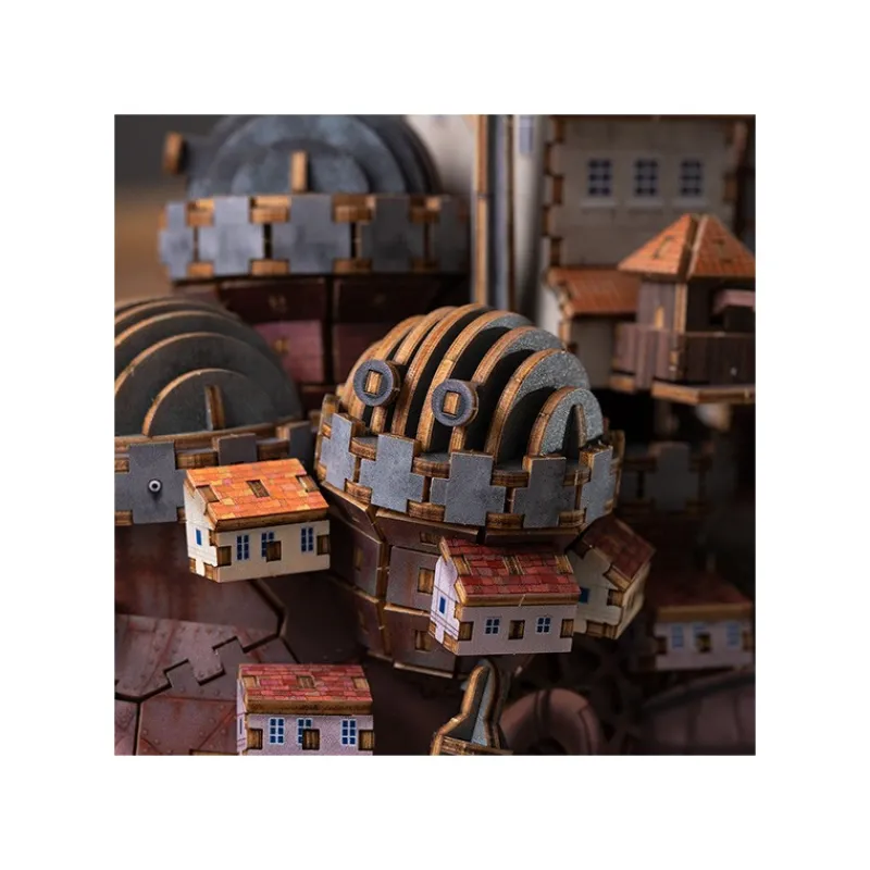 Loisirs Créatifs|Maison Ghibli Maquette en bois Kigumi Château de Hauru - Le Château ambulant