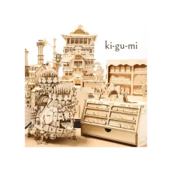 Loisirs Créatifs|Maison Ghibli Maquette en bois Kigumi Tiger Moth - Le Château dans le ciel