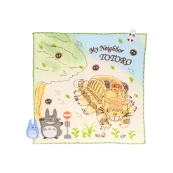 Linge De Maison|Maison Ghibli Mini Serviette Course du Chatbus 25x25cm - Mon voisin Totoro