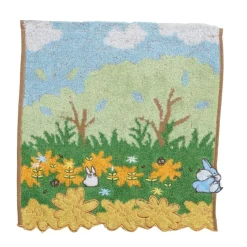 Linge De Maison|Maison Ghibli Mini Serviette Course Totoro bleu & blanc 25x25 cm - Mon Voisin Totor