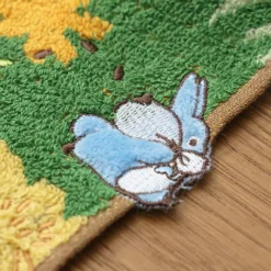 Linge De Maison|Maison Ghibli Mini Serviette Course Totoro bleu & blanc 25x25 cm - Mon Voisin Totor