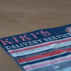 Linge De Maison|Maison Ghibli Mini Serviette Empreintes Pattes Jiji 25x25 cm - Kiki la petite sorci