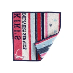 Linge De Maison|Maison Ghibli Mini Serviette Empreintes Pattes Jiji 25x25 cm - Kiki la petite sorci