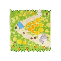Linge De Maison|Maison Ghibli Mini Serviette Fleurs Jaunes 25x25 cm - Mon voisin Totoro