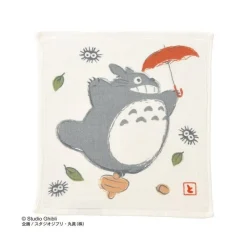 Linge De Maison|Maison Ghibli Mini Serviette Imabari Totoro Parapluie 34x36 cm - Mon Voisin Totoro