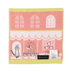 Linge De Maison|Maison Ghibli Mini Serviette Jiji Coin de rue 25x25 cm - Kiki la petite sorcière