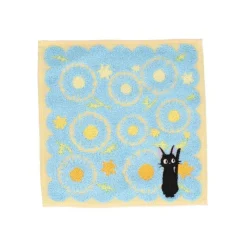 Linge De Maison|Maison Ghibli Mini serviette Jiji Marguerites 25x25cm - Kiki la petite sorcière