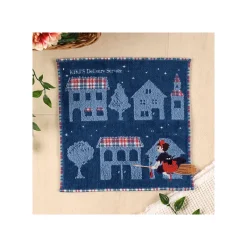 Linge De Maison|Maison Ghibli Mini Serviette La nuit du départ 25x25 cm - Kiki la petite sorcière