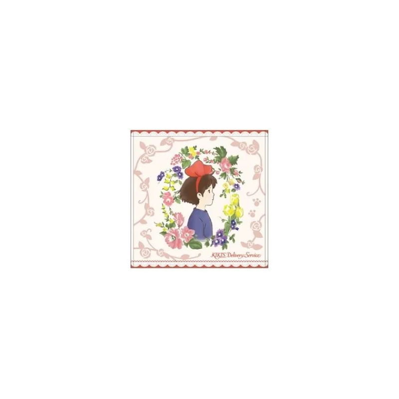 Linge De Maison|Maison Ghibli Mini Serviette Portrait Kiki 25x25 cm - Kiki la petite sorcière