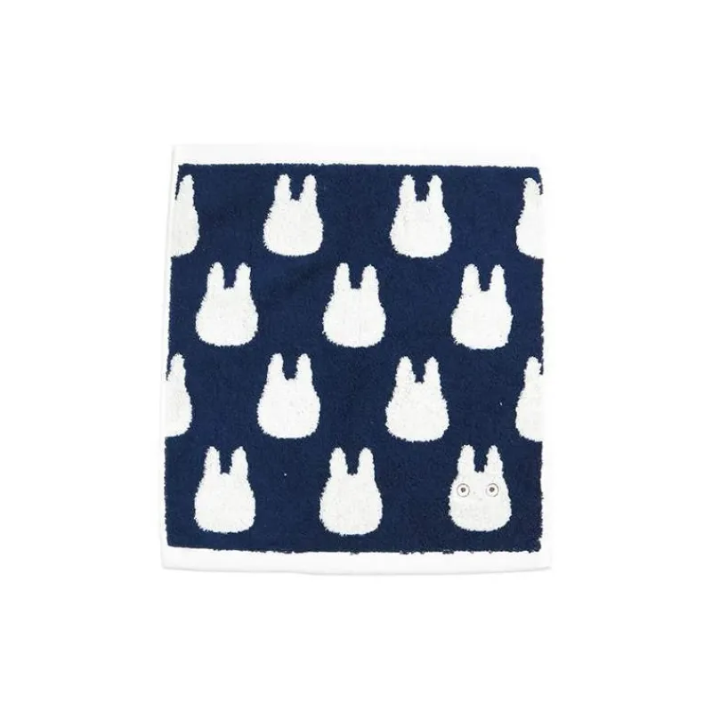 Linge De Maison|Maison Ghibli Mini Serviette Silhouette Totoro Blanc 33x36 cm - Mon Voisin Totoro