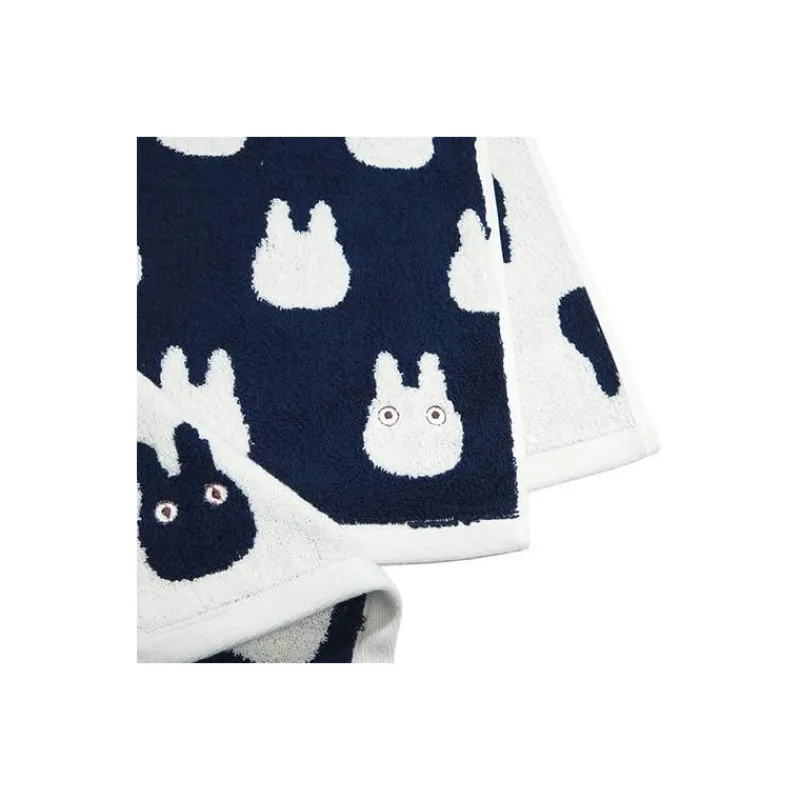 Linge De Maison|Maison Ghibli Mini Serviette Silhouette Totoro Blanc 33x36 cm - Mon Voisin Totoro