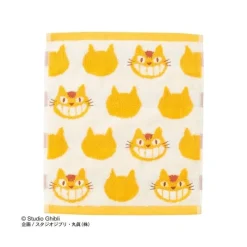 Linge De Maison|Maison Ghibli Mini Serviette Silhouette Chatbus 33x36 cm - Mon Voisin Totoro